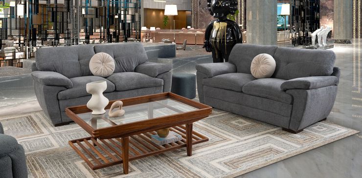 Sala Jerry Promo Gris (Boal) 2 Piezas