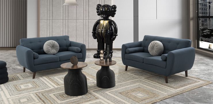 Sala Monet Navy 2 Piezas 