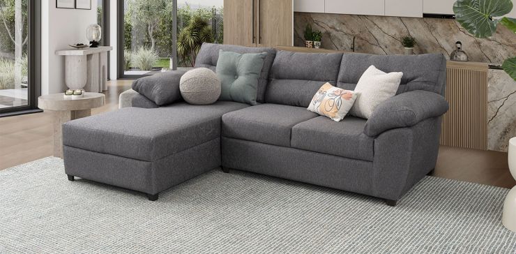 Sala Modular Izquierda Rafaela Gris