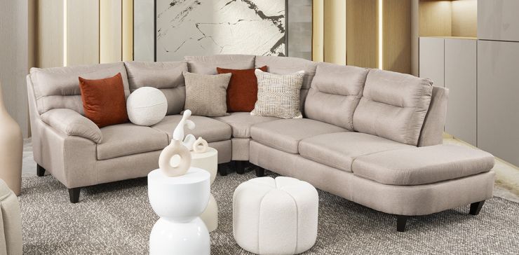 Sala Modular Derecha Coventry  Beige