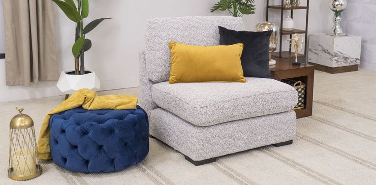 Sillón Sin Brazo Creta Plus Moka