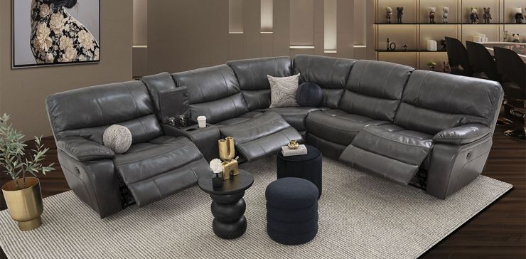 Sala Modular Reclinable Bolga Gris  