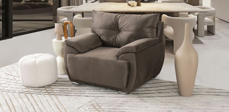 Sillón Cartagena Soft New Cocoa