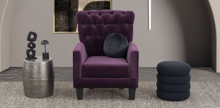 Sillón Ocasional Jeferson Violeta
