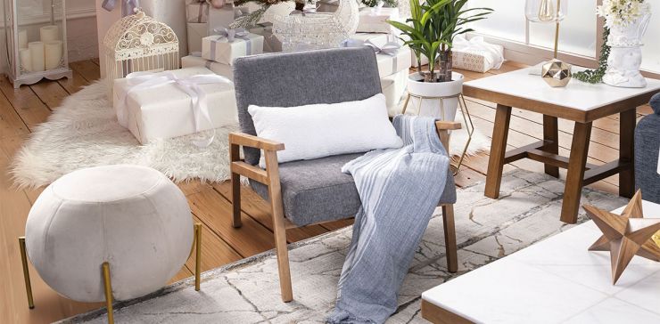 Sillón Ocasional Briton  Gris