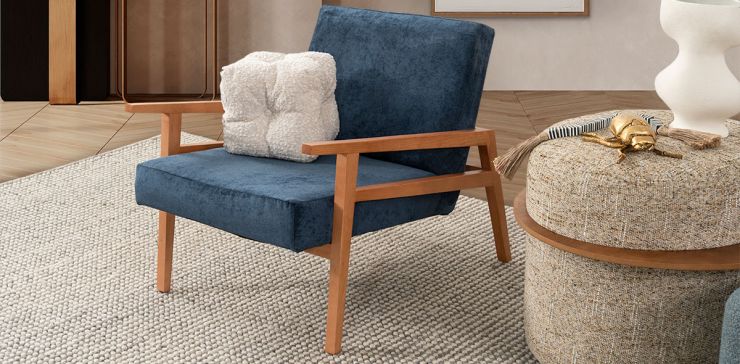 Sillón Ocasional Briton  Navy