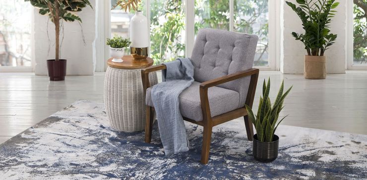 Sillón Ocasional Parota Donovan Gris 