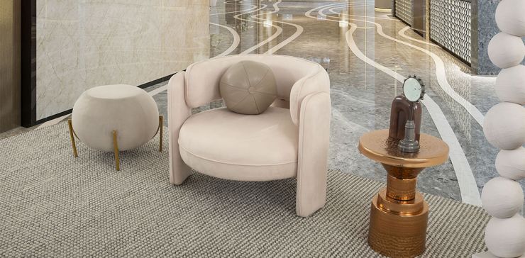 Sillón Ocasional Pivot CL Beige