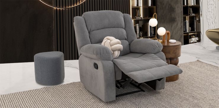 Sillón Reclinable Columbia Gris