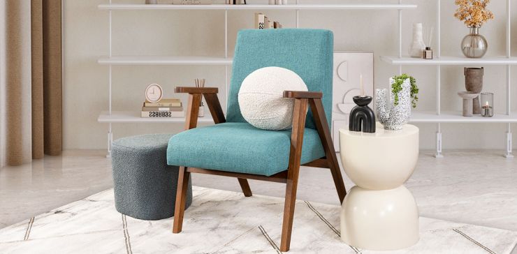 Sillón Ocasional  Norton  Fiora Turquoise
