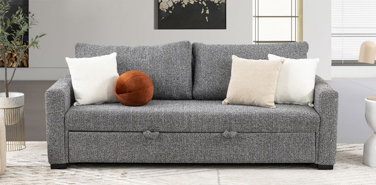 Sofá Cama Alba Gris