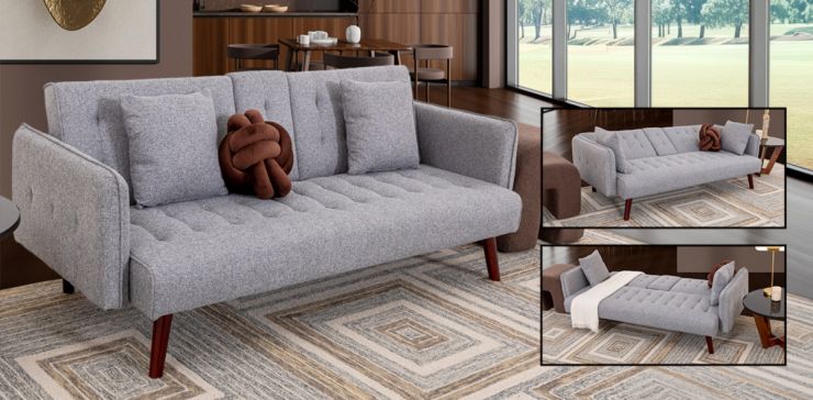 Sofá Cama Axis Gris