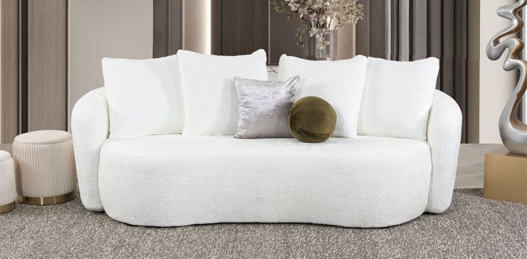 Sofá 3 Plazas Cornelia CL Blanco