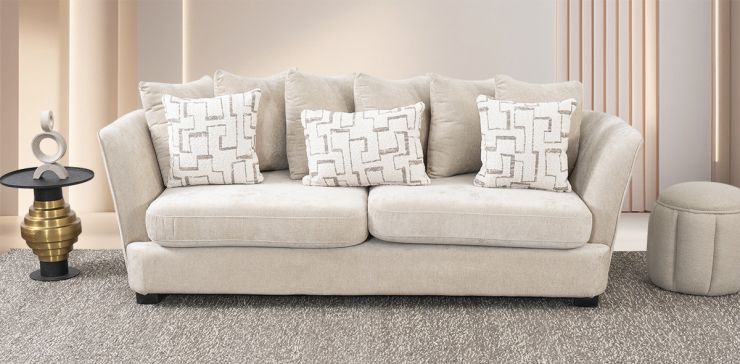 Sofá 3 Plazas Opulent Beige