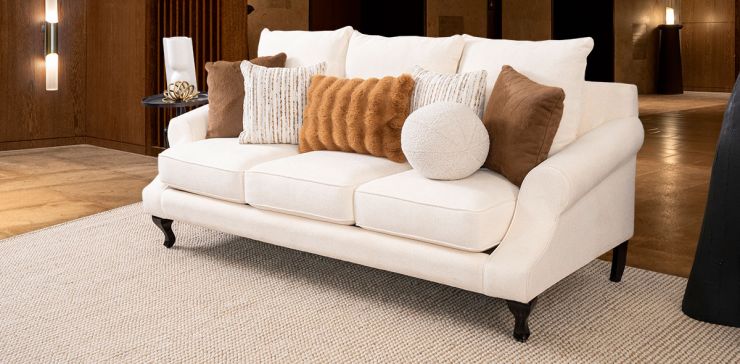 Sofá 3 Plazas James Beige