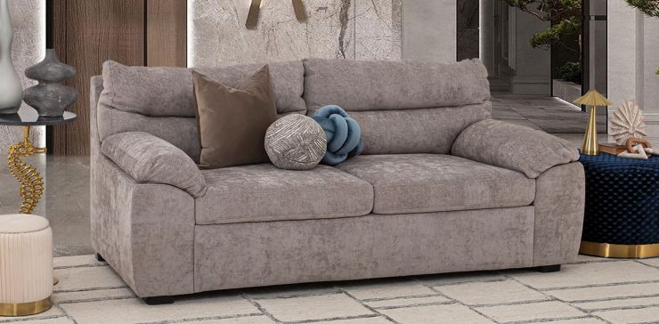 Sofá 3 Plazas Milos Gris