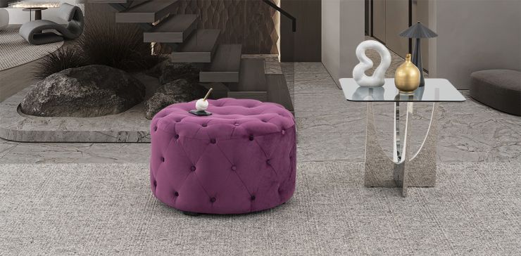 Taburete Bongo PL Morado