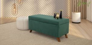 Banca Baúl Rod New Esmeralda Terciopelo