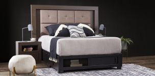 Base De Cama Cajonera Queen Size Koren Chocolate
