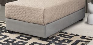 Base De Cama Individual Megan Gris