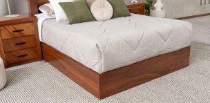 Base de Cama Queen Size Singapur Café