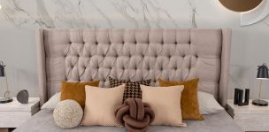 Cabecera King Size Estela Beige