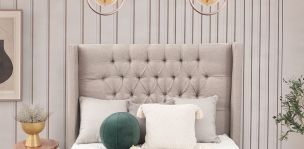 Cabecera Matrimonial Estela Promo Beige