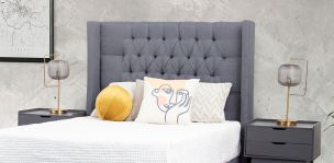 Cabecera Matrimonial Estela Promo Gris