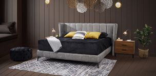 Cama King Size Samba Gris 