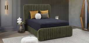 Cama Matrimonial Iris Verde