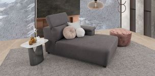 Sillón Largo Cloe CL Gris