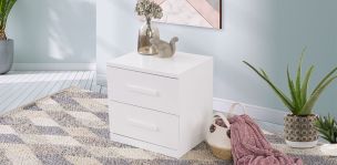 Cómoda Zoe Life Blanco Con 2 Cajones