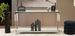 Consola Rectangular Exton Plata