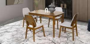 Comedor Loto Gris 5 Piezas
