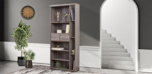 Modulo Lateral 2 Cajones Juliana  Gris