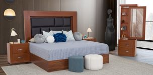 Recámara King Size Bali Avellana 5 Piezas