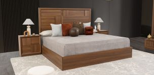 Recámara King Size Atenas Parota 3 Piezas