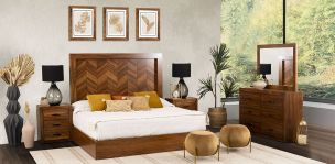 Recamara King Size Singapur PL 5 Piezas