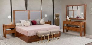 Recámara King Size Urban Café 5 Piezas