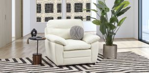 Sillón Piel Match Angels Blanco (Boal)