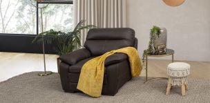 Sillón Piel Match Angels Chocolate  (Boal)