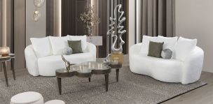 Sala Cornelia CL Blanco 2 Piezas