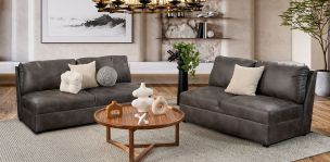 Sala Gea Montana Gris 2 Piezas