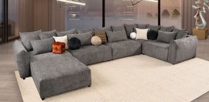 Sala Molarin CL Gris Oscuro 6 Piezas