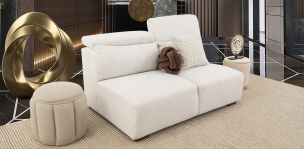 Sofá Sin Brazos Cloe CL Beige