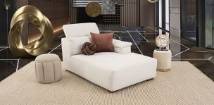 Sillón Largo Cloe CL Beige