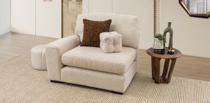 Sillón Con Brazo Creta Algodón