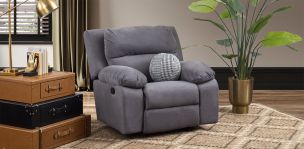 Sillón Con Reclinable Venus Linda Gris Oxford