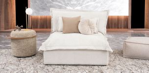 Sillón Sin Brazo Mariel Beige