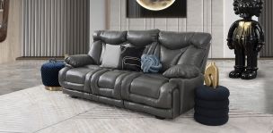 Sofá 3 Plazas Kralice Gris